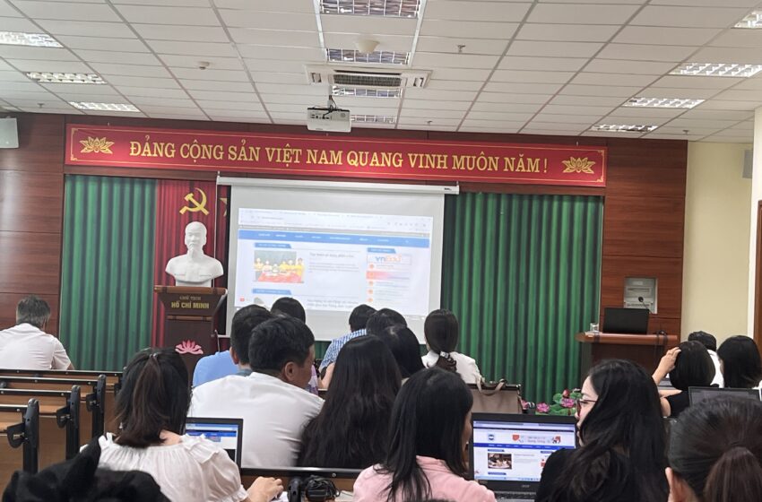 Tập huấn triển khai cổng thông tin điện tử
